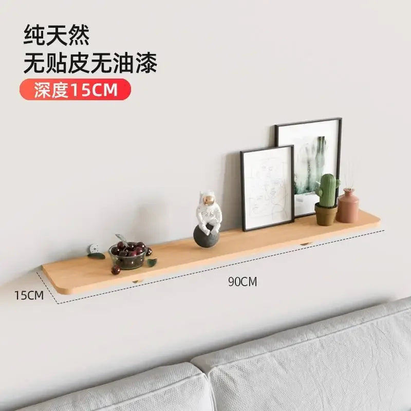 Solid Wood Floating Shelf