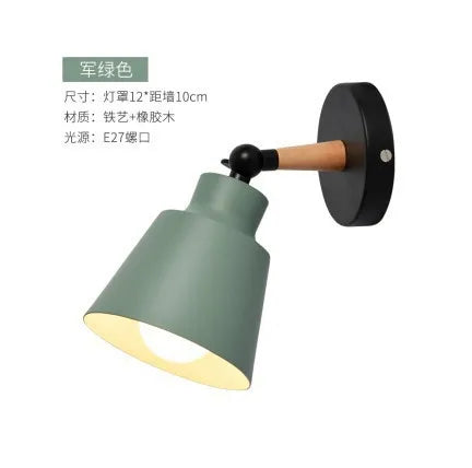 Macaron Wood Wall Sconce