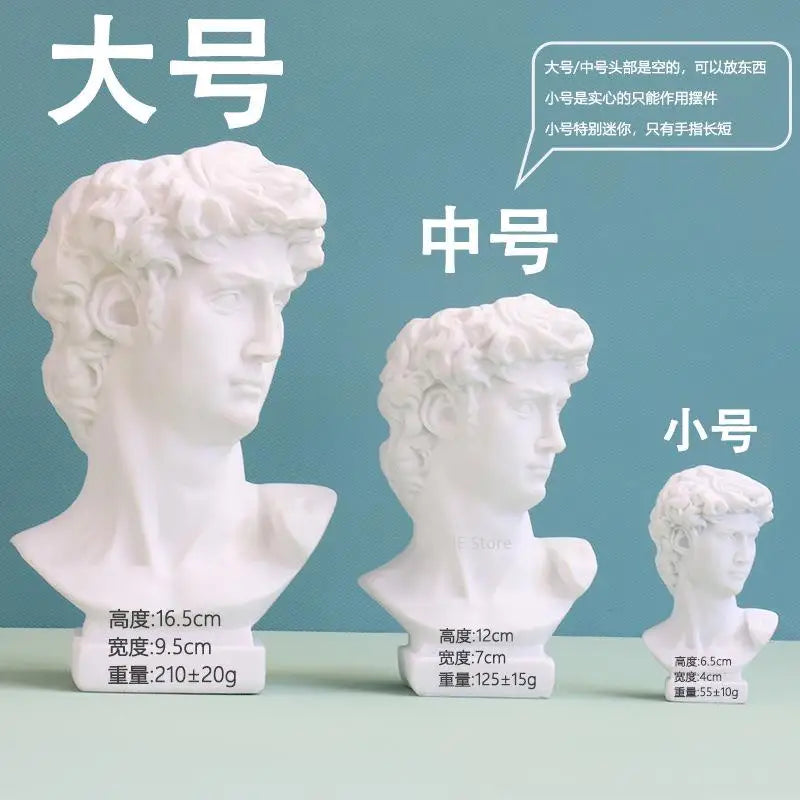 David Portrait Decorative Vase