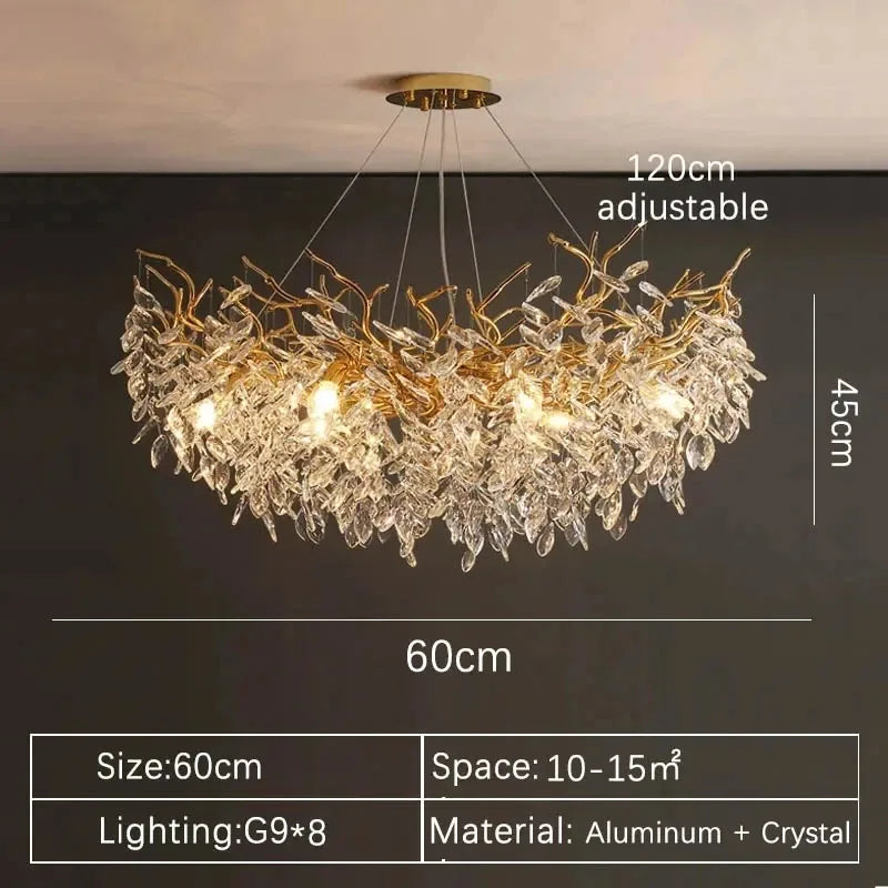Crystal Kitchen Island Chandelier