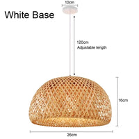 Handwoven Rattan Pendant Light