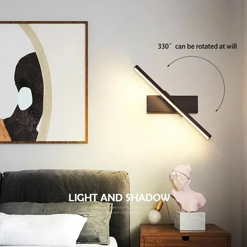 Rotatable LED Mirror Sconce