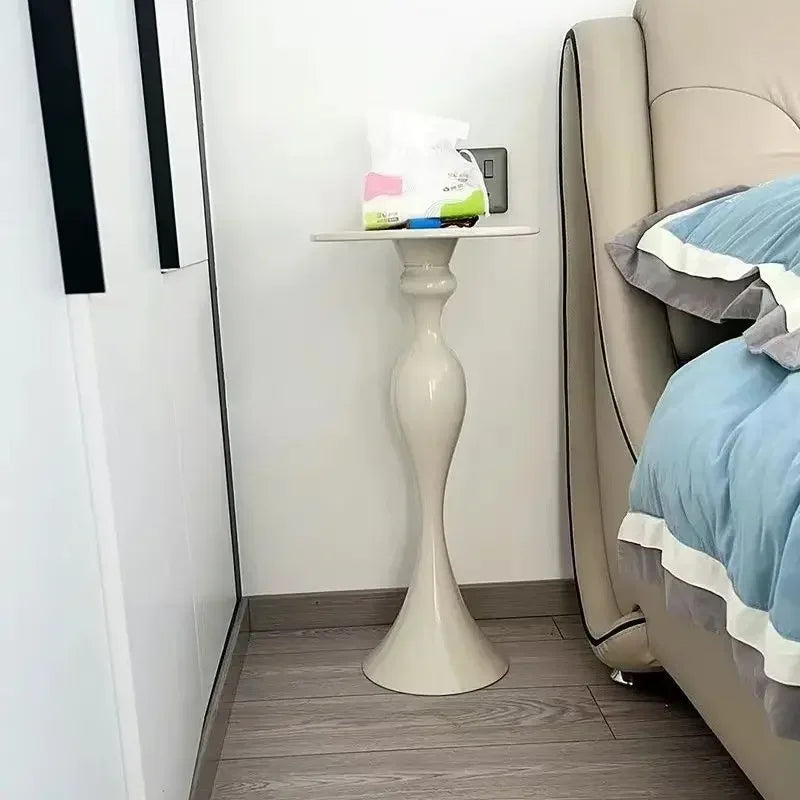 Stainless Round Accent Table