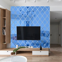 Geometric Diamond Mirror Stickers