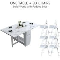 Foldable Dining Table Set