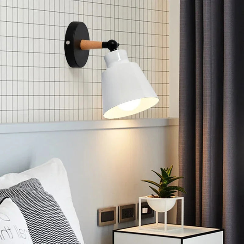 Macaron Wood Wall Sconce