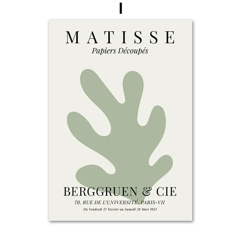 Sage Leaf Matisse Canvas