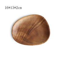 Irregular Solid Wood Tray