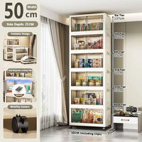Large Capacity Multifunction Folding Storage Cabinet Dustproof Wardrobe Closet Organizer Easy-to-Install Storage Boxes