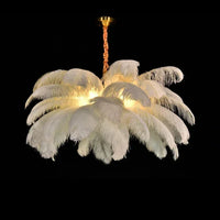 Feather Ostrich Pendant Light