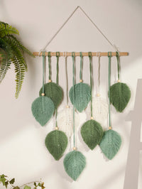 Leaf Macrame Wall Tapestry