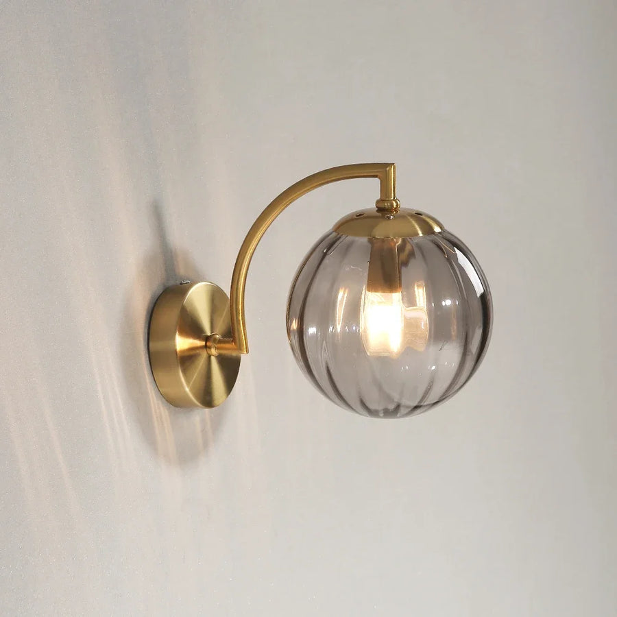 Colored Glass Wall Sconce