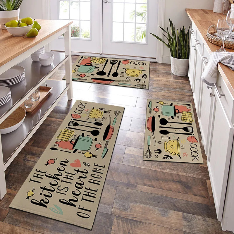 Waterproof Cutlery Kitchen Mat