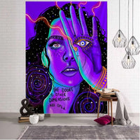 Psychedelic Oversized Wall Tapestry