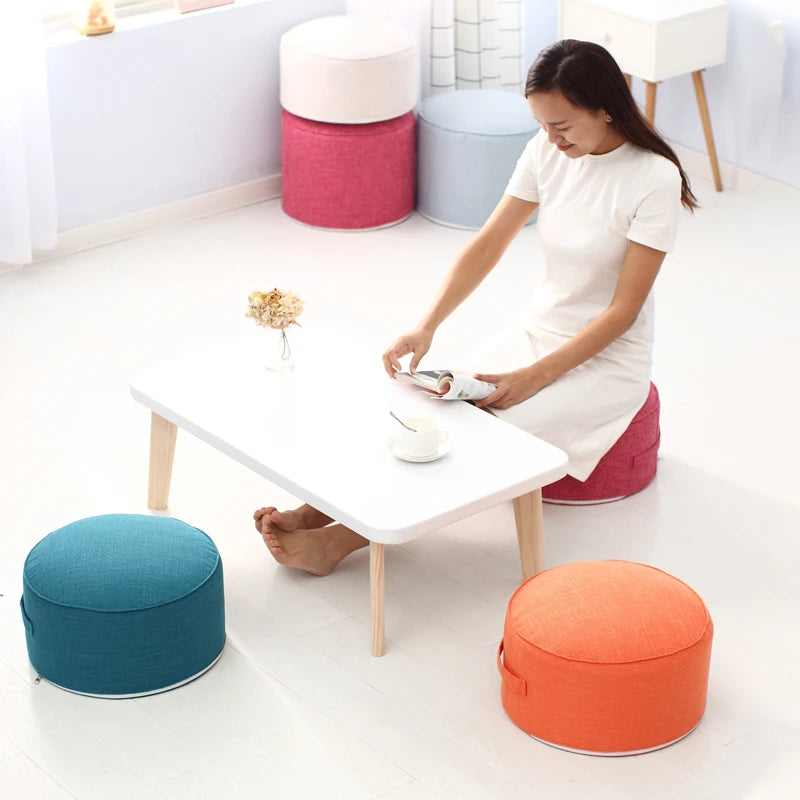 Round Meditation Floor Pouf