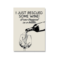 Wine Cheese Kitchen Canvas