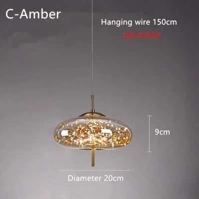 Starry Glass Pendant Light