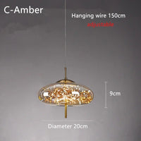 Starry Glass Pendant Light
