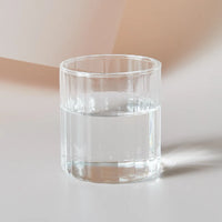 Ribbed Heatproof Glass Mug