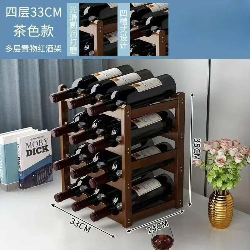 Four Tier Wine Rack