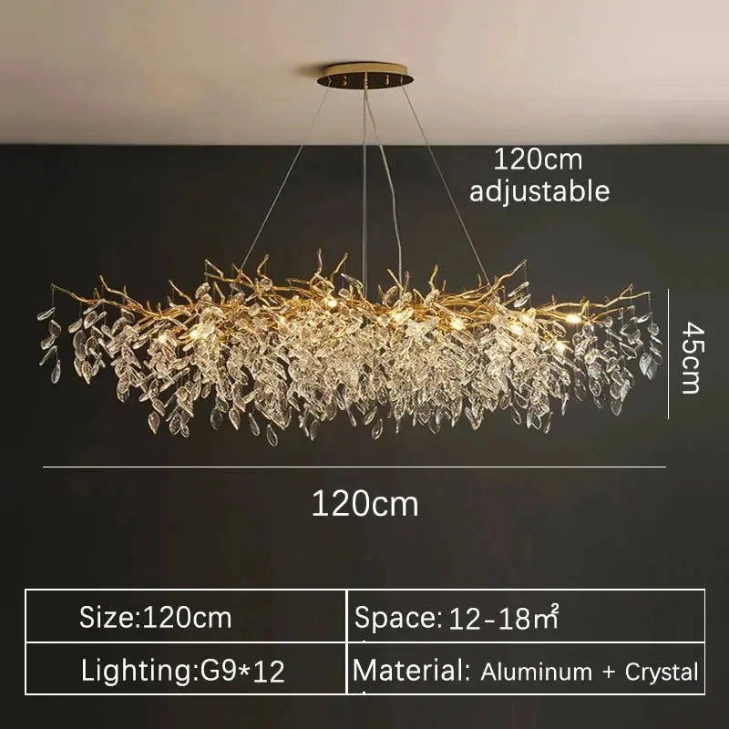 Crystal Kitchen Island Chandelier