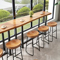 Iron Wood Bar Stool