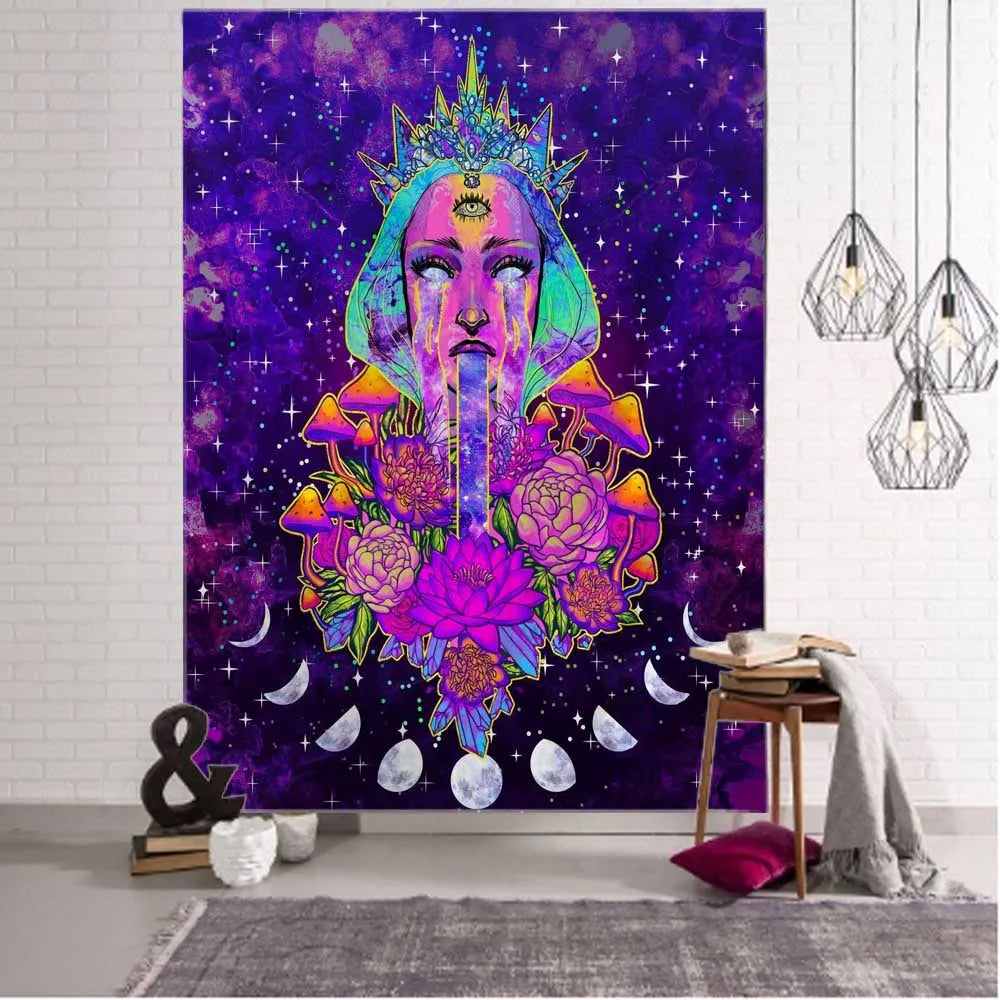 Psychedelic Oversized Wall Tapestry
