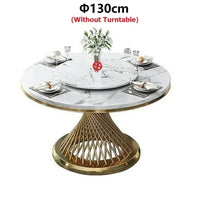 Round Marble Dining Set