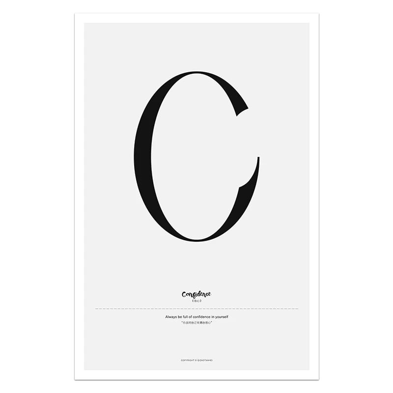 Nordic Love Quote Canvas