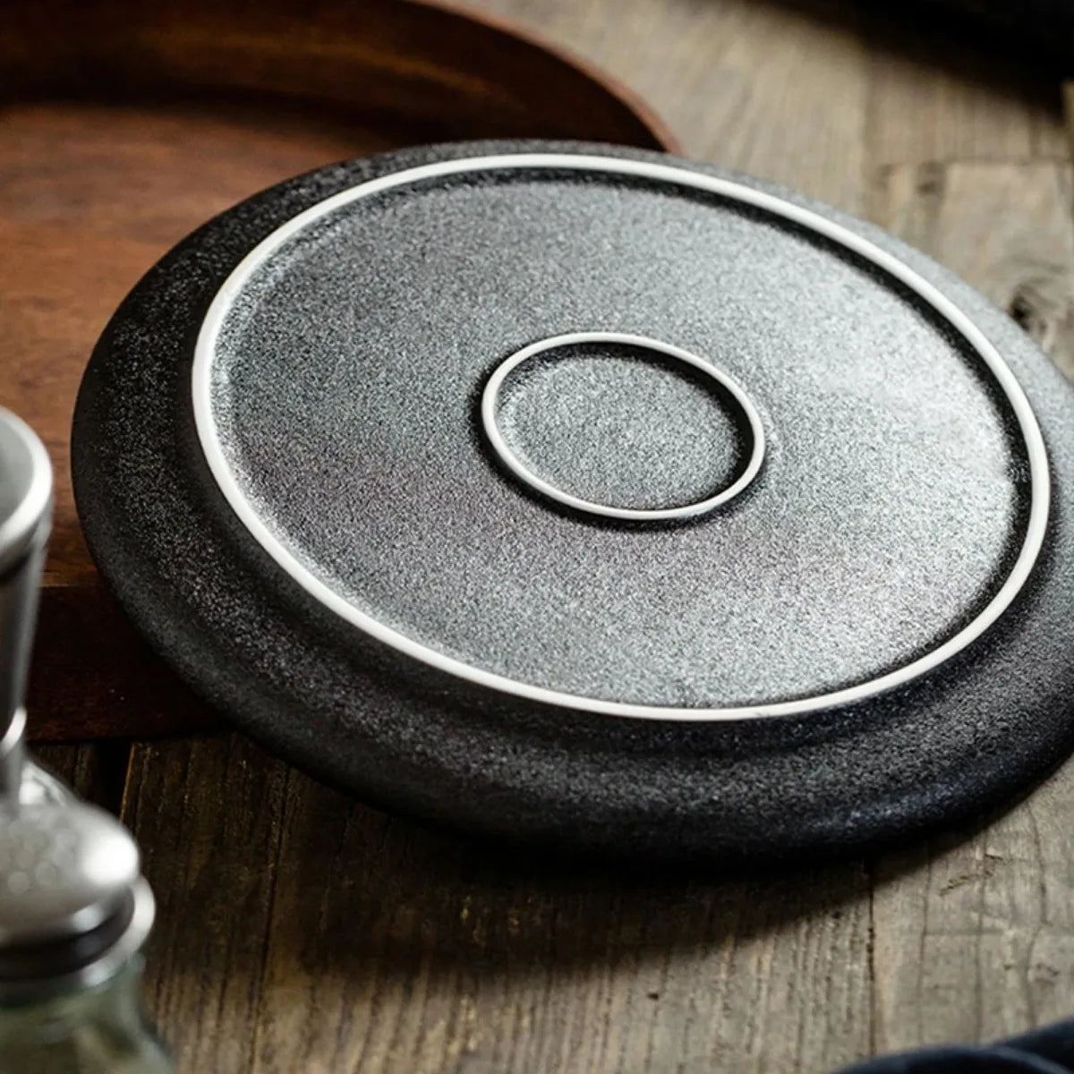 Black Japanese Dinnerware Set