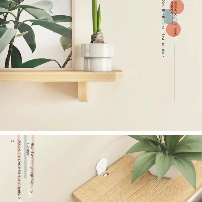 Solid Wood Floating Shelf