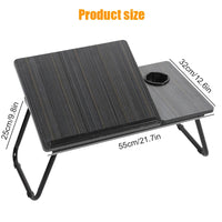 Multifunctional Lazy Table Portable Foldable Bed Table Height Adjustable Computer Desk with Cup Holder for Bed Office