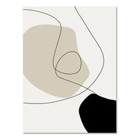 Abstract Boho Line Canvas