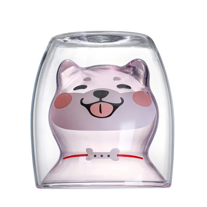 Animal Double Wall Mug
