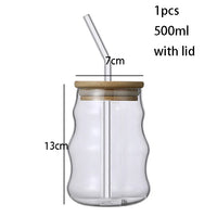 Bamboo Lid Glass Tumbler