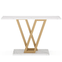 Tribesigns 43 Inch Console Table Industrial Entryway Hallway Table  Living Room Furniture