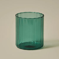 Ribbed Heatproof Glass Mug
