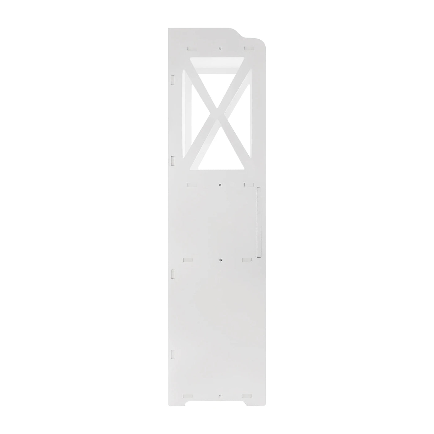 Bathroom Cabinet with Door, 80x20x12cm, Slim and Tall, PVC Material Waterproof, Easy to Install, Easy to Clean,