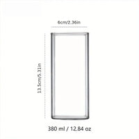 Square Iced Coffee Glass