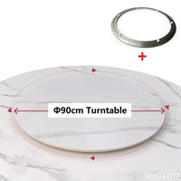 Round Marble Dining Set
