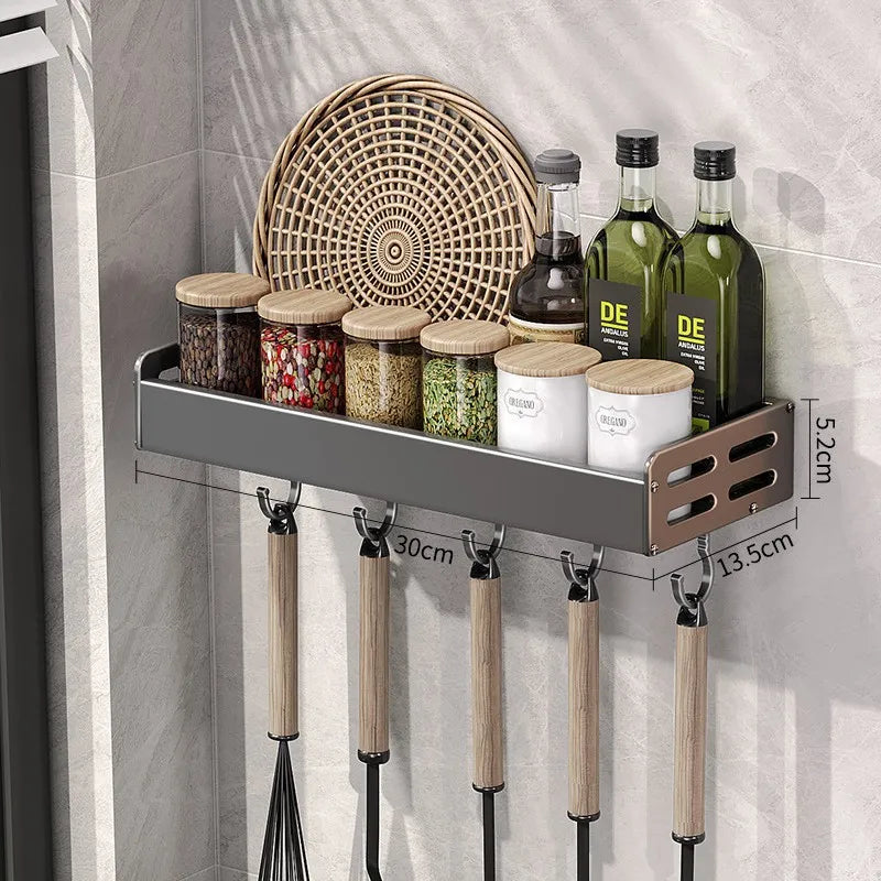 No-Drill Kitchen Organizer Rack