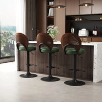 Adjustable Leather Bar Chair