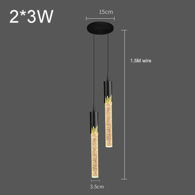 Crystal Drop Pendant Light