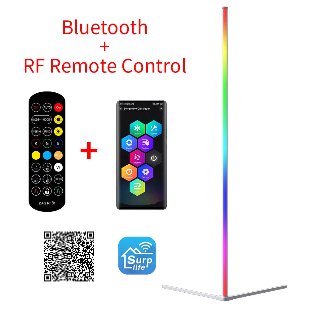 RGB Corner Floor Lamp