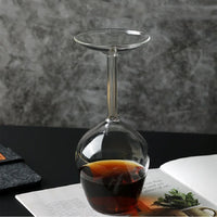 Inverted Borosilicate Wine Glass