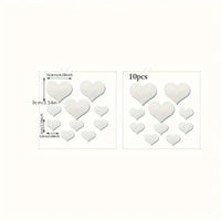 Heart Mirror Wall Stickers