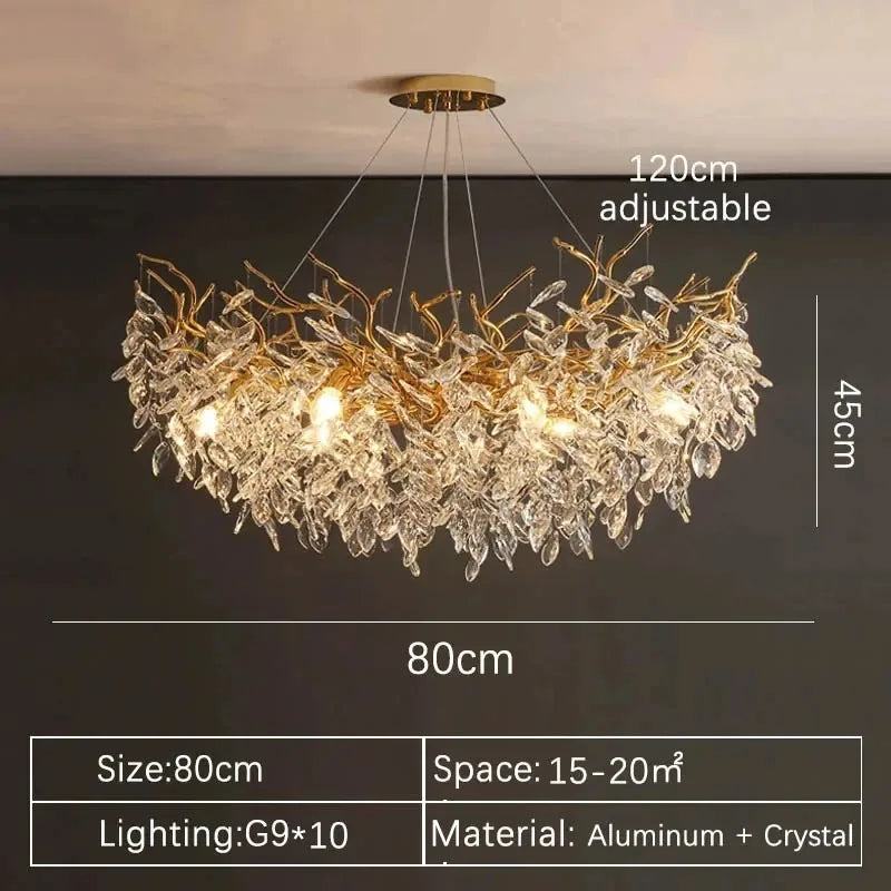Crystal Kitchen Island Chandelier