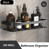 Rust-Resistant Bathroom Storage Shelf