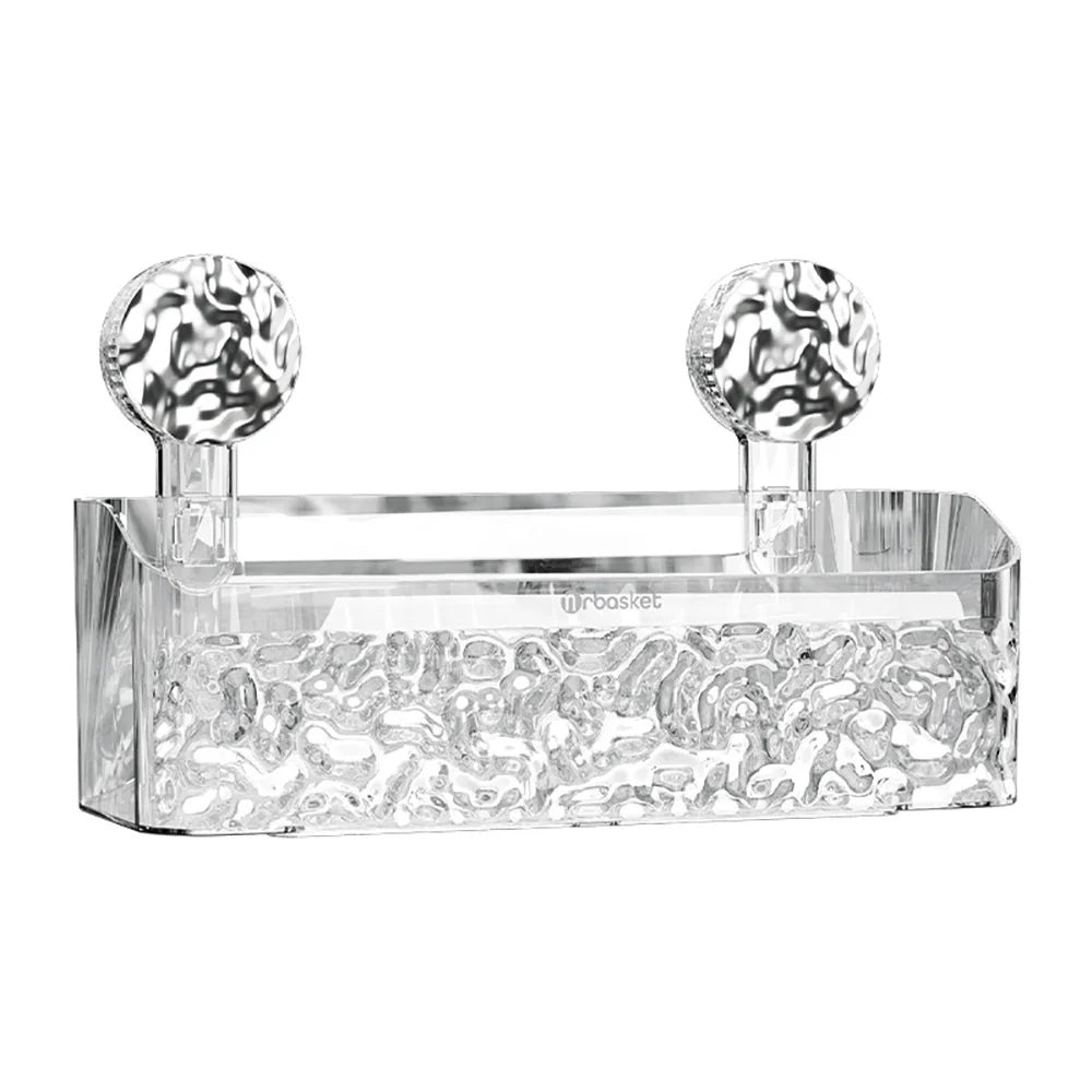 Glacier Suction Bathroom Shelf