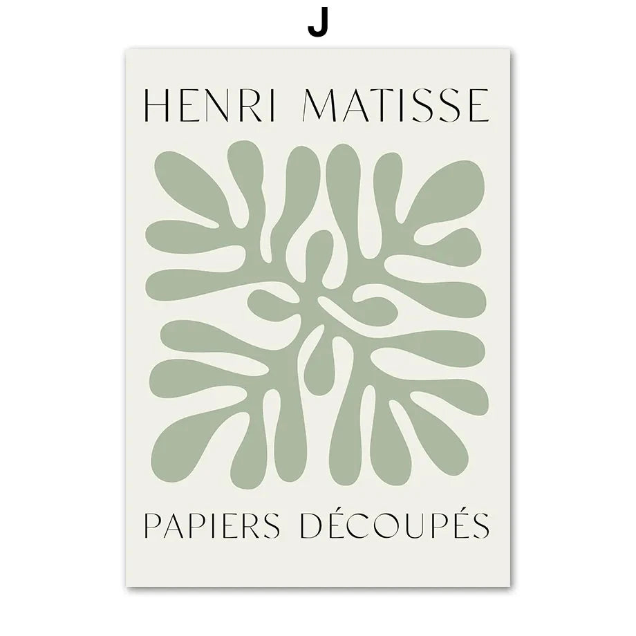 Sage Leaf Matisse Canvas